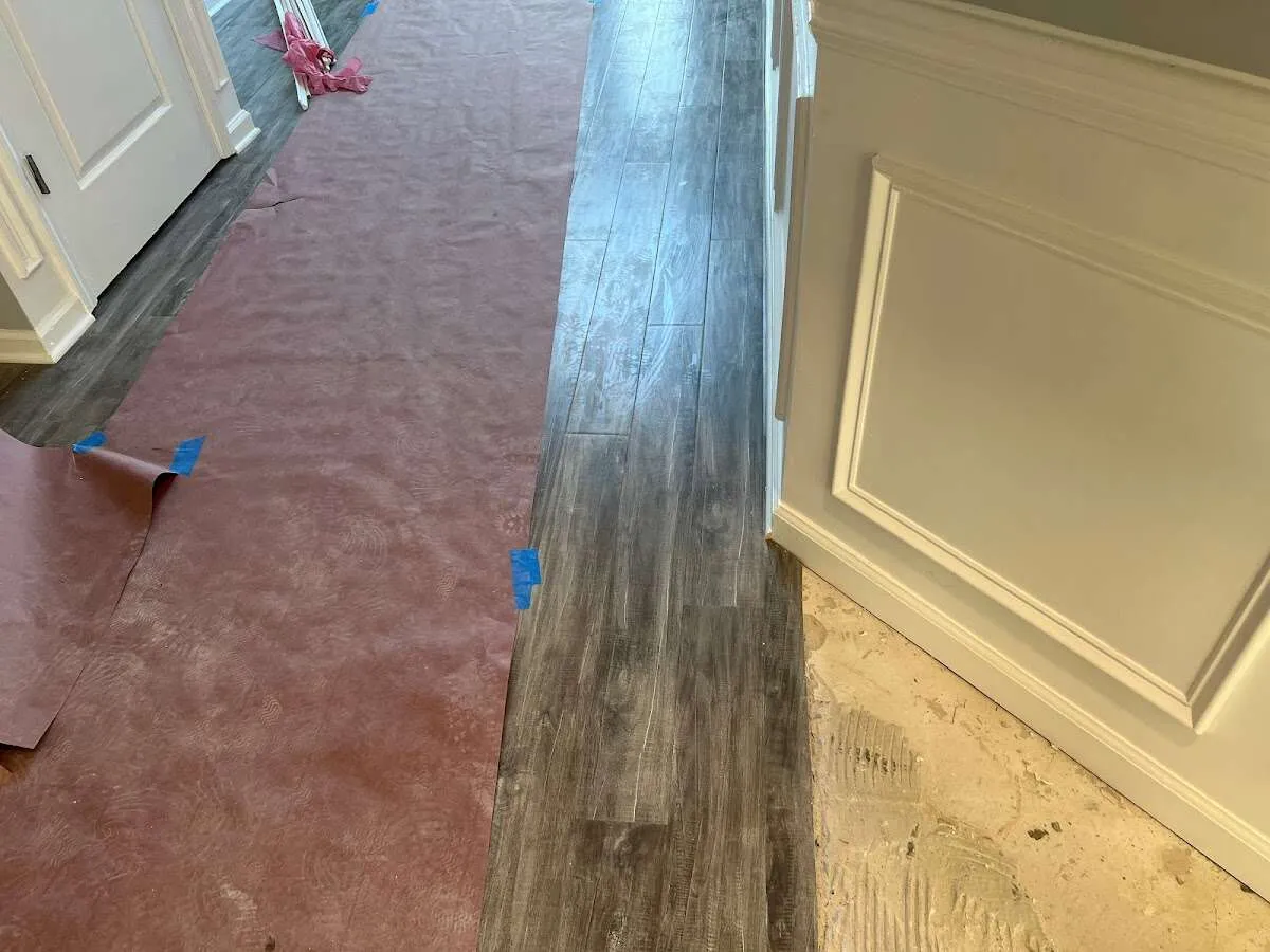 Completed marble shower restoration in Genoa